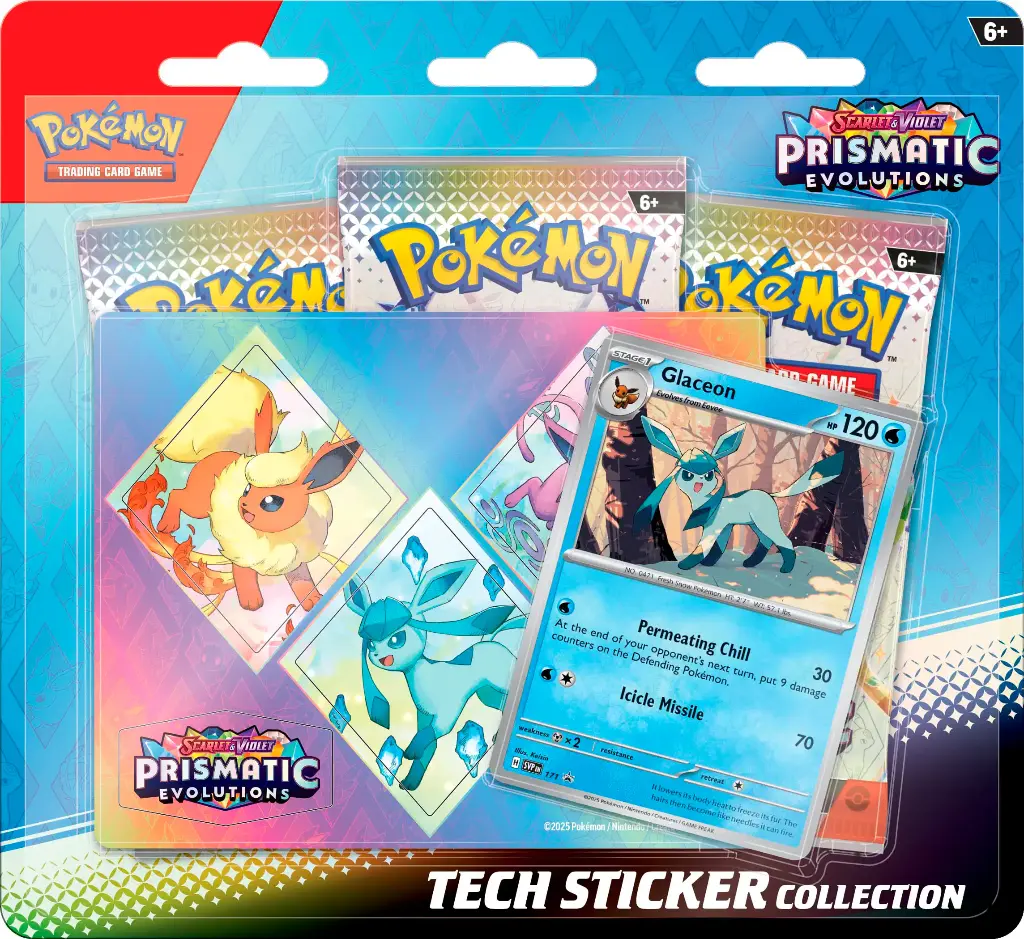 Pokemon TCG - SV8.5 - Prismatic Evolution - Tech Sticker Collection