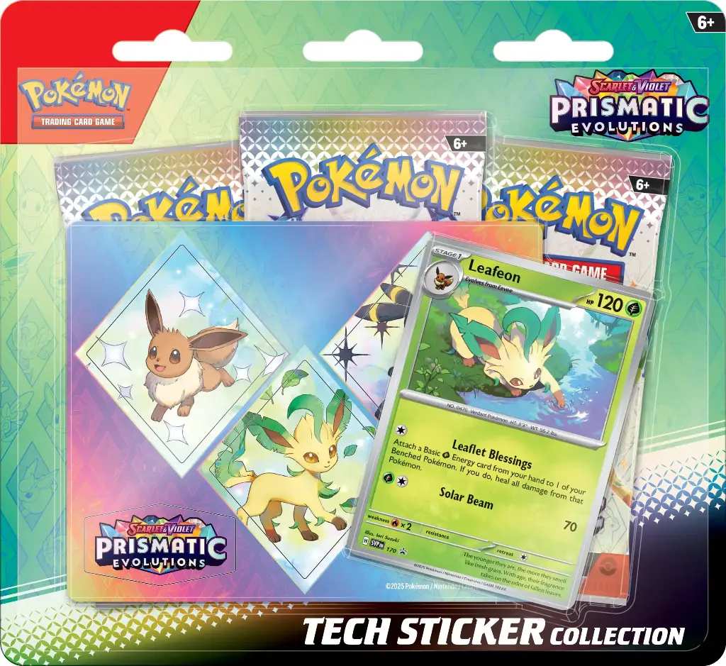 Pokemon TCG - SV8.5 - Prismatic Evolution - Tech Sticker Collection