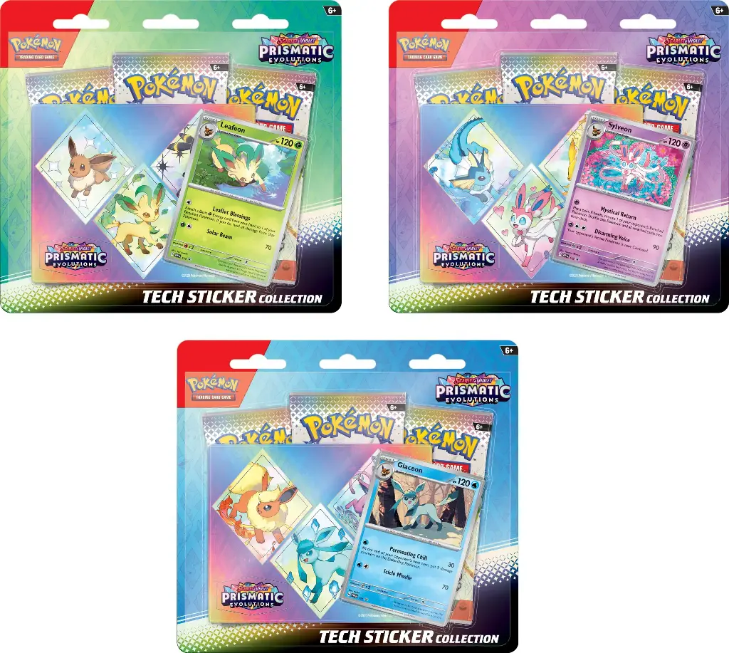 Pokemon TCG - SV8.5 - Prismatic Evolution - Tech Sticker Collection